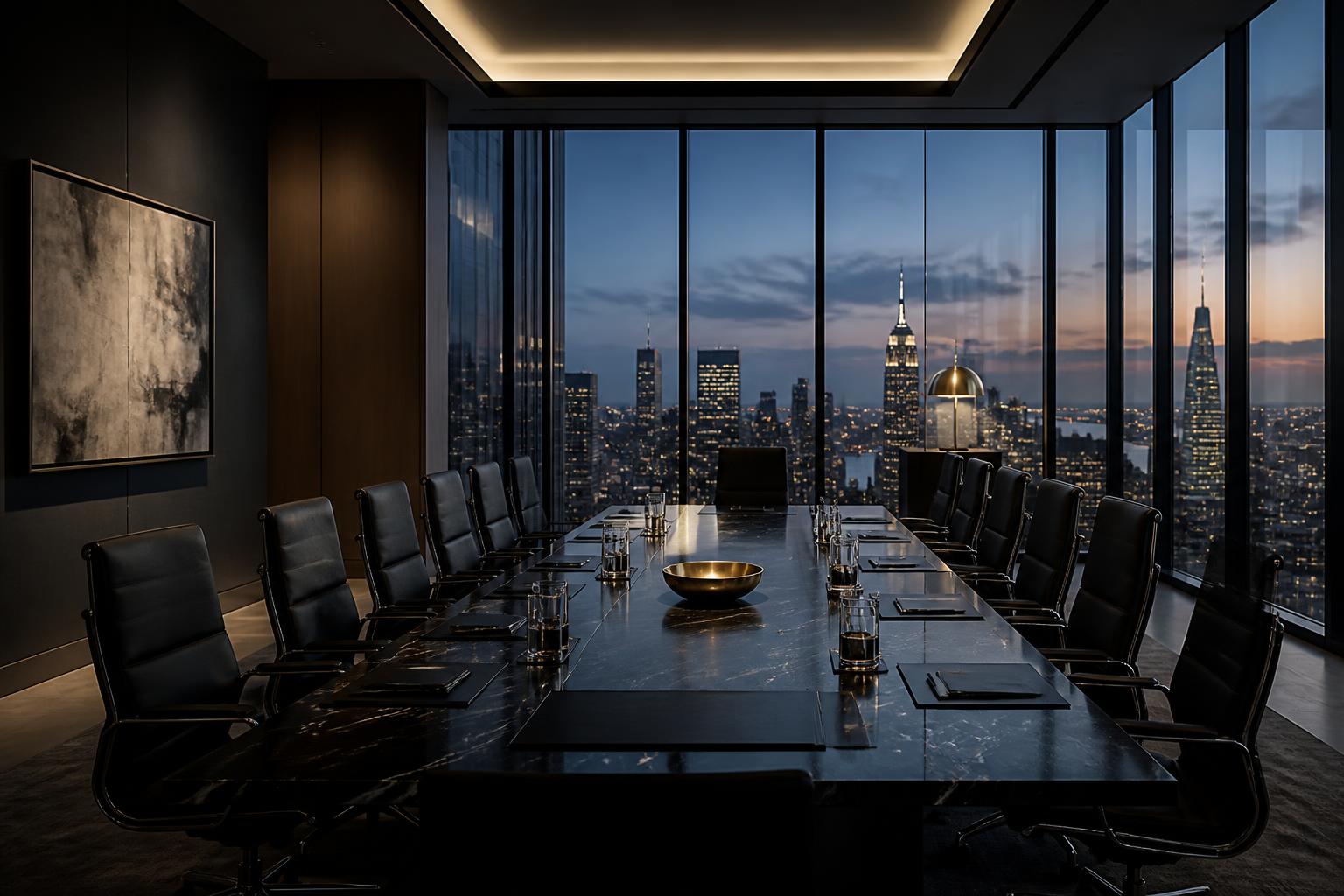 Tripod Group executive boardroom overlooking a global city