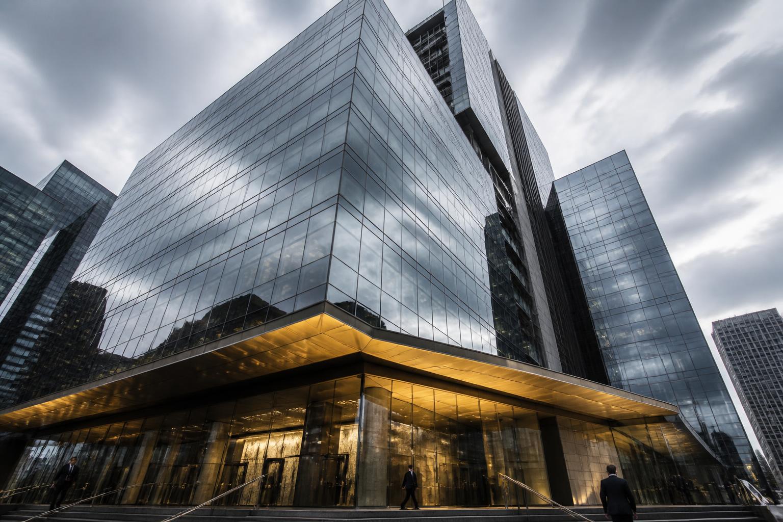 Glass-and-steel headquarters of Tripod Group